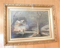 Late 19th Century original oil on canvas of