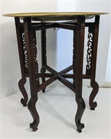 Oriental Table w/ Etched Dragon Design