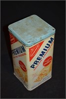 Vintage Nabisco Premium Saltine Crackers Tin