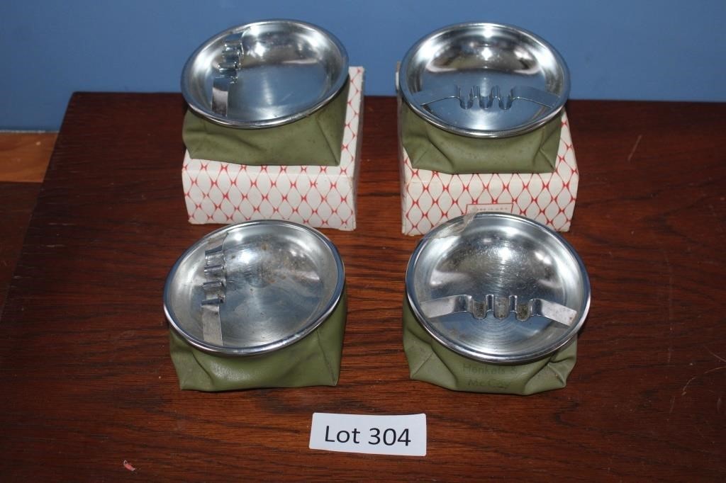 (4) USA Made Bean Bag Ashtray