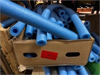 approximately 125 upper frame tubes with foam only