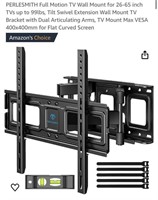 PERLESMITH FULL MOTION TV WALL MOUNT PSMFK4