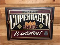 Metal Sign- copenhagen Snuff