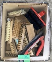 Assorted Wooden and Plastic Brushes