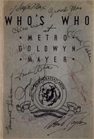 Who's Who signed Metro Goldwyn Mayer Book Groucho