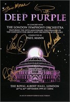 Deep Purple signed tour book