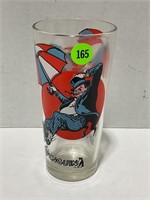 Pepsi penguin character glass