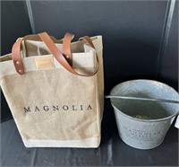Magnolia Bag & Bucket.
