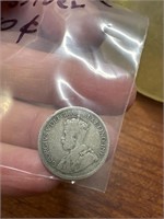 1920 Canadian silver .10
