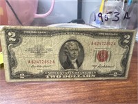 1953A $2 Red Seal
