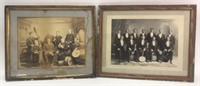 2 Vintage Chamber Orchestra Framed B&W Photos