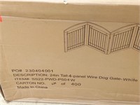 PAWLAND Dog Gates for The House  80W x 24H white