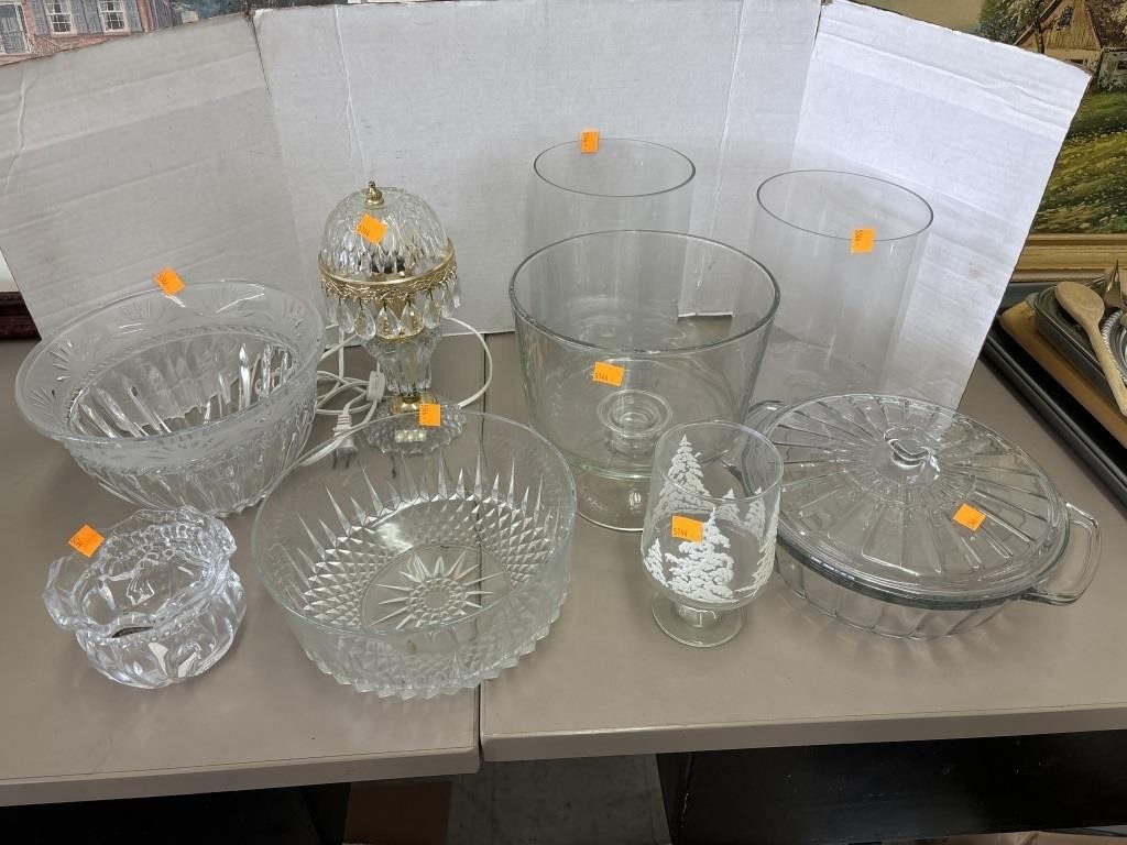 Glass Bowls & Misc