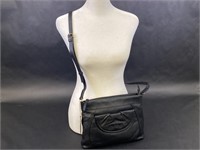 NEW American Leather Co Reed Black Crossbody Bag
