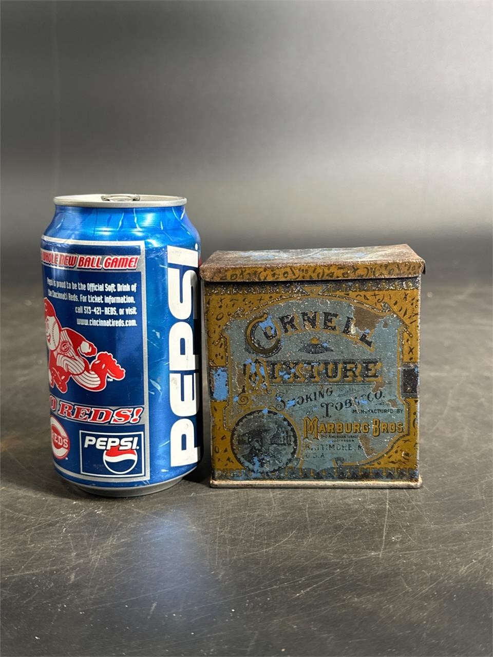 1880S CORNELL MIXTURE SMOKING TOBACCO TIN