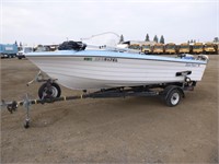 1964 Sears 16' Boat And Trailer