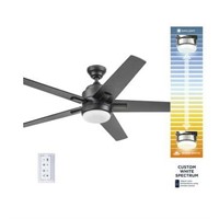 Harbor Breeze 52" Ceiling Fan, Matte Black $160