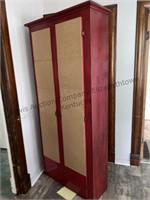 Red storage cabinet approximate measurements are