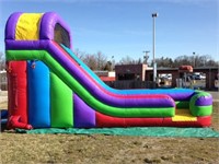 Double Lane Slide Inflatable Includes Blower