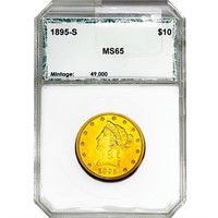 1895-S $10 Gold Eagle PCI MS65