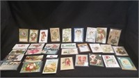 Large Lot of Vintage Holiday Postcards Christmas,