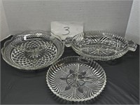 Clear Glass Divided Dishes