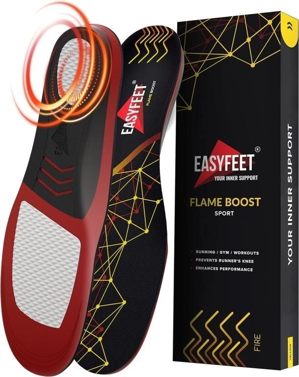 Size XL - EASYFEET Sport Athletic Shoe Insoles Men
