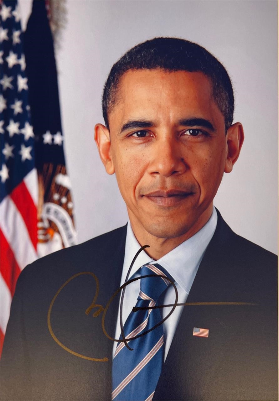 Autograph COA Barack Obama Photo