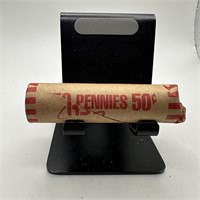 QTY 1 ROLL 50 UNSEARCHED WHEAT PENNIES CENTS