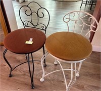 B - LOT OF 2 BISTRO CHAIRS (L12)