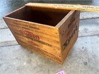 Old Western ammunition box
