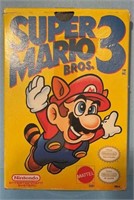 1990 Super Mario Bros 3 w/Original box & poster