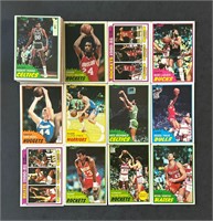 1981 Topps Basketball Lot of 70 Different NRMT