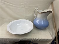 Pitcher & Bowl as found