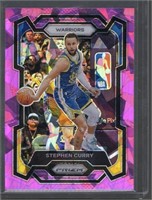 Steph Curry 2023-2024 Panini Prizm Pink Cracked