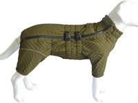 Size M -Warm Dog Coat Double Layers Dog Vest, 4 Le