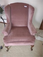 Pink armrest chair