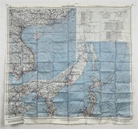 C-52 AAF Cloth Chart Japan China South Seas