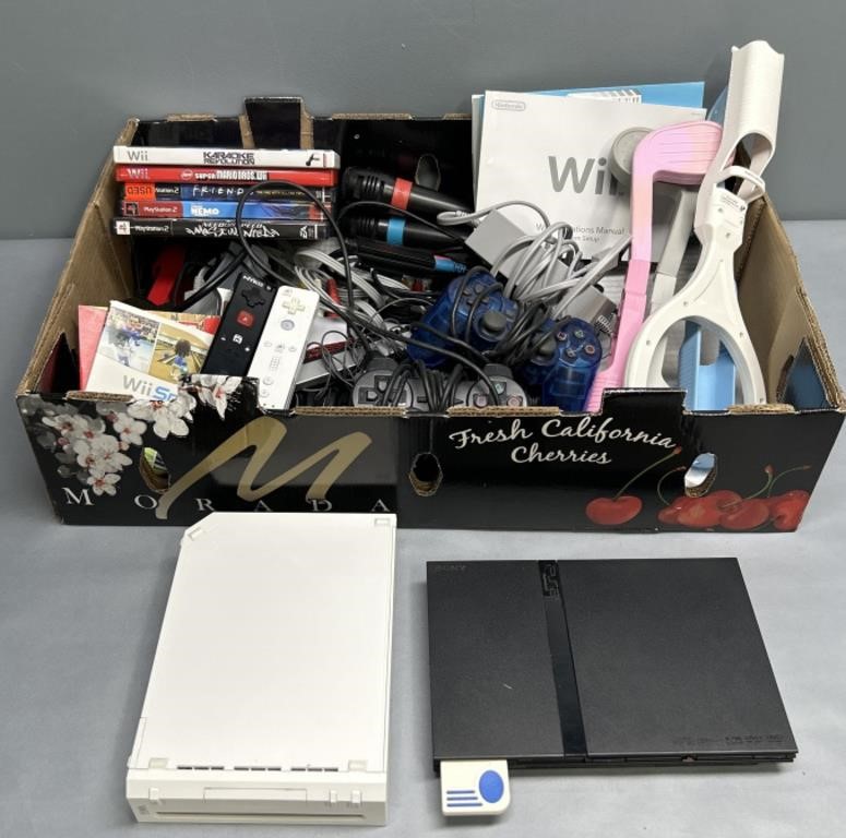 PlayStation 2 & Wii Gaming System & Video Games