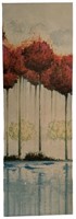 Vertical Fall Trees Canvas Art