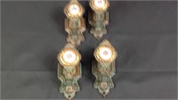 Two pair of 1800s curtain holders