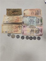 Peru, India Currency & Coins