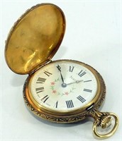 Pocket Watch with Fancy Case - Deer and Deer