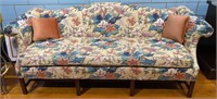 CONOVER CHIPPENDALE STYLE SOFA W/ FLORAL