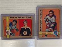 Brad Park/Bobby Orr 1972/73 All Star Card