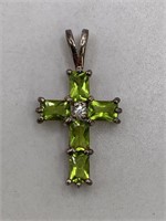 STERLING SILVER CROSS PENDANT