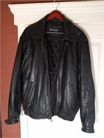 Pierre Cardin LG Black Leather Jacket