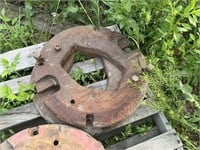Farmall rear wheel weights being sold as 1 pair