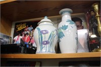 POTTERY URN & VASE