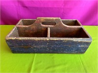 Antique Hand Made Carrying Crate, Tool Box